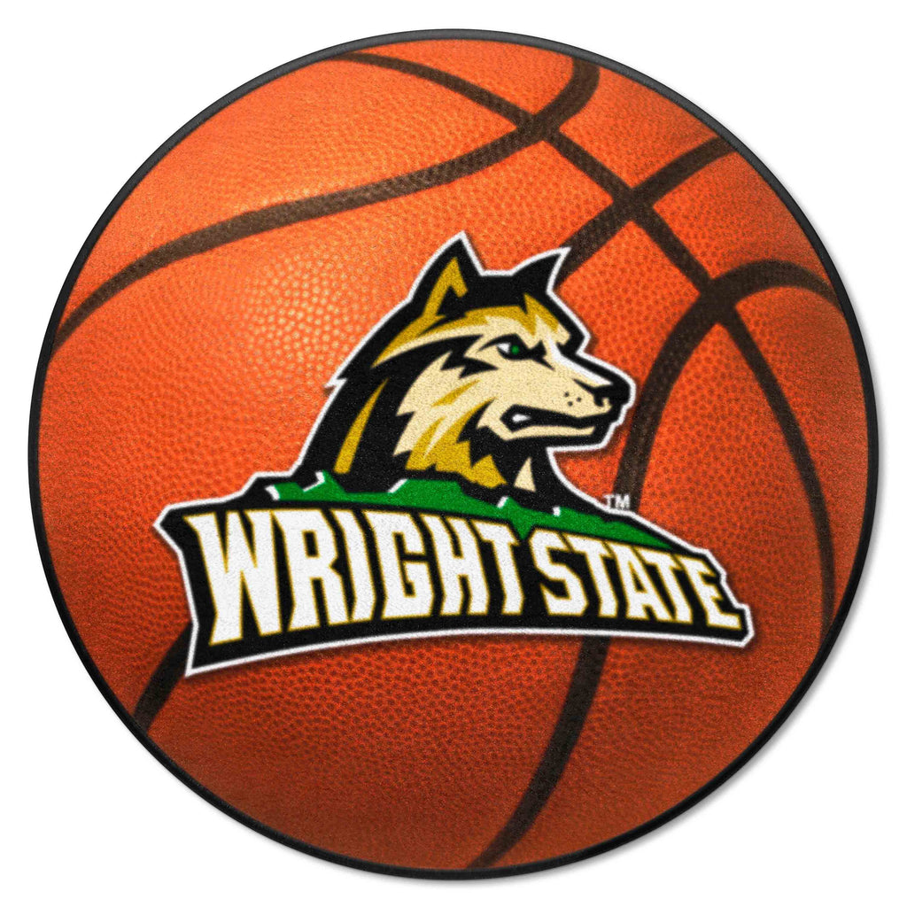 Fanmats - Wright State University Basketball Mat 27'' diameter