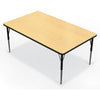 Activity Table - 36''X60'' Rectangle - Fusion Maple Top Surface - Black Edgeband - BALT