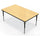Activity Table - 36''X60'' Rectangle - Fusion Maple Top Surface - Black Edgeband - BALT