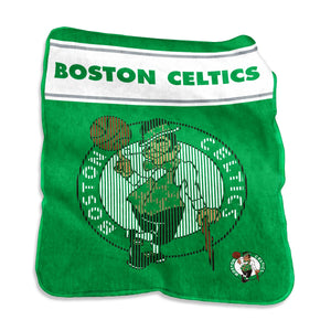 Boston Celtics Blanket 60x80 Raschel Throw - Logo Brands