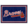 Fanmats - MLB - Atlanta Braves 5x8 Rug 59.5''x88''