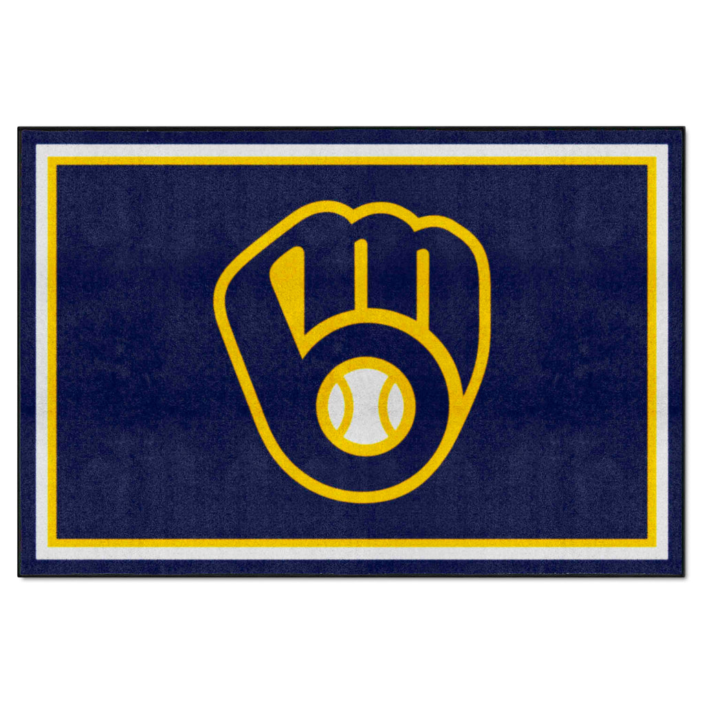 Fanmats - MLB - Milwaukee Brewers 5x8 Rug 59.5''x88''