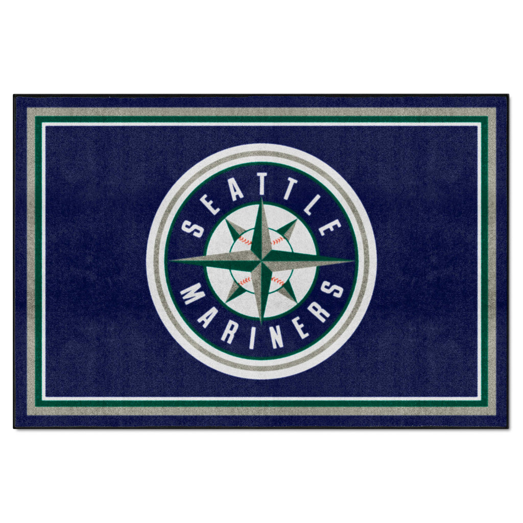 Fanmats - MLB - Seattle Mariners 5x8 Rug 59.5''x88''