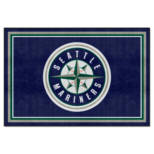 Fanmats - MLB - Seattle Mariners 5x8 Rug 59.5''x88''