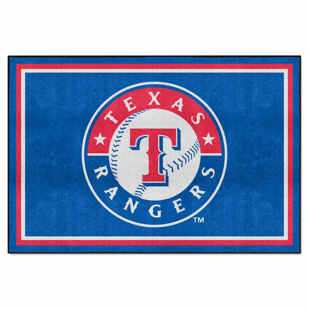 Fanmats - MLB - Texas Rangers 5x8 Rug 59.5''x88''