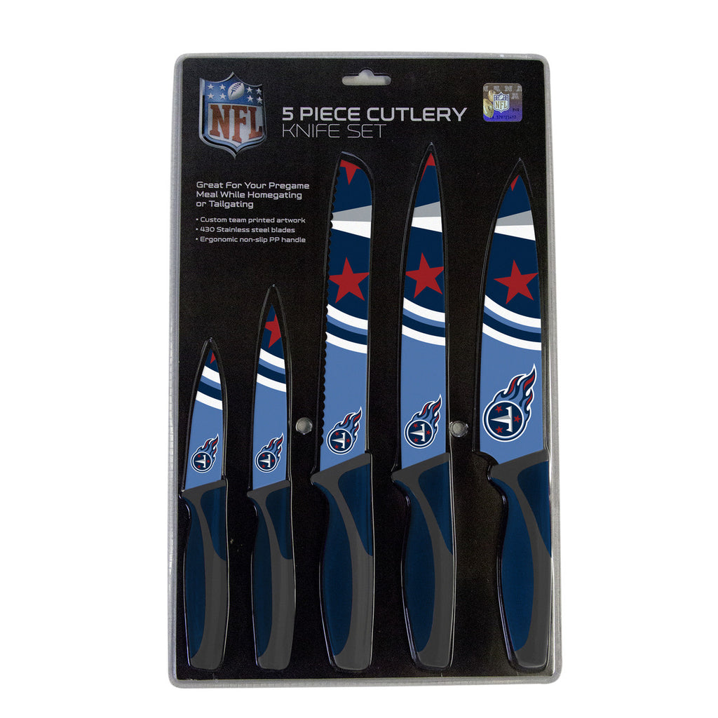 Tennessee Titans Knife Set - Kitchen - 5 Pack - Special Order - The Sports Vault