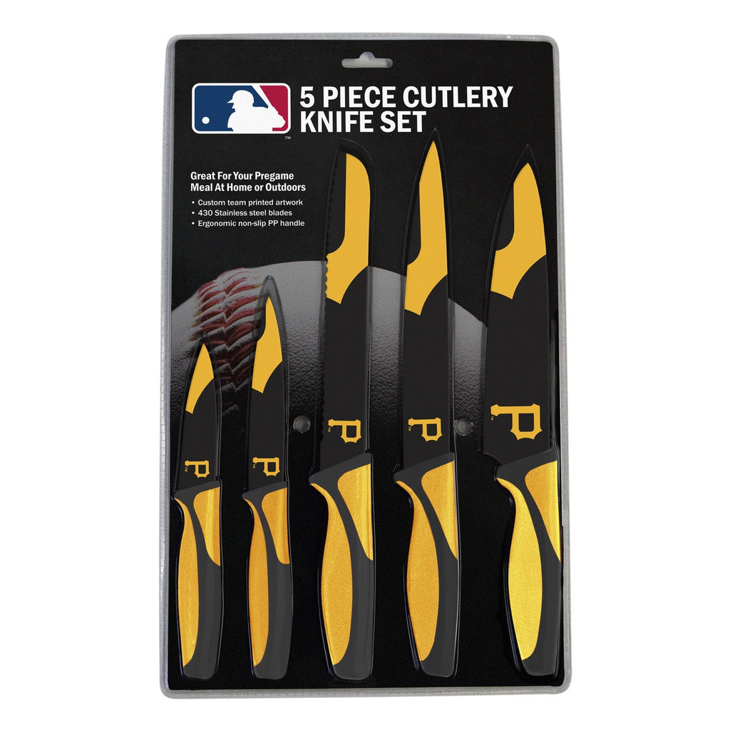 Pittsburgh Pirates Knife Set - Kitchen - 5 Pack - Special Order - The Sports Vault