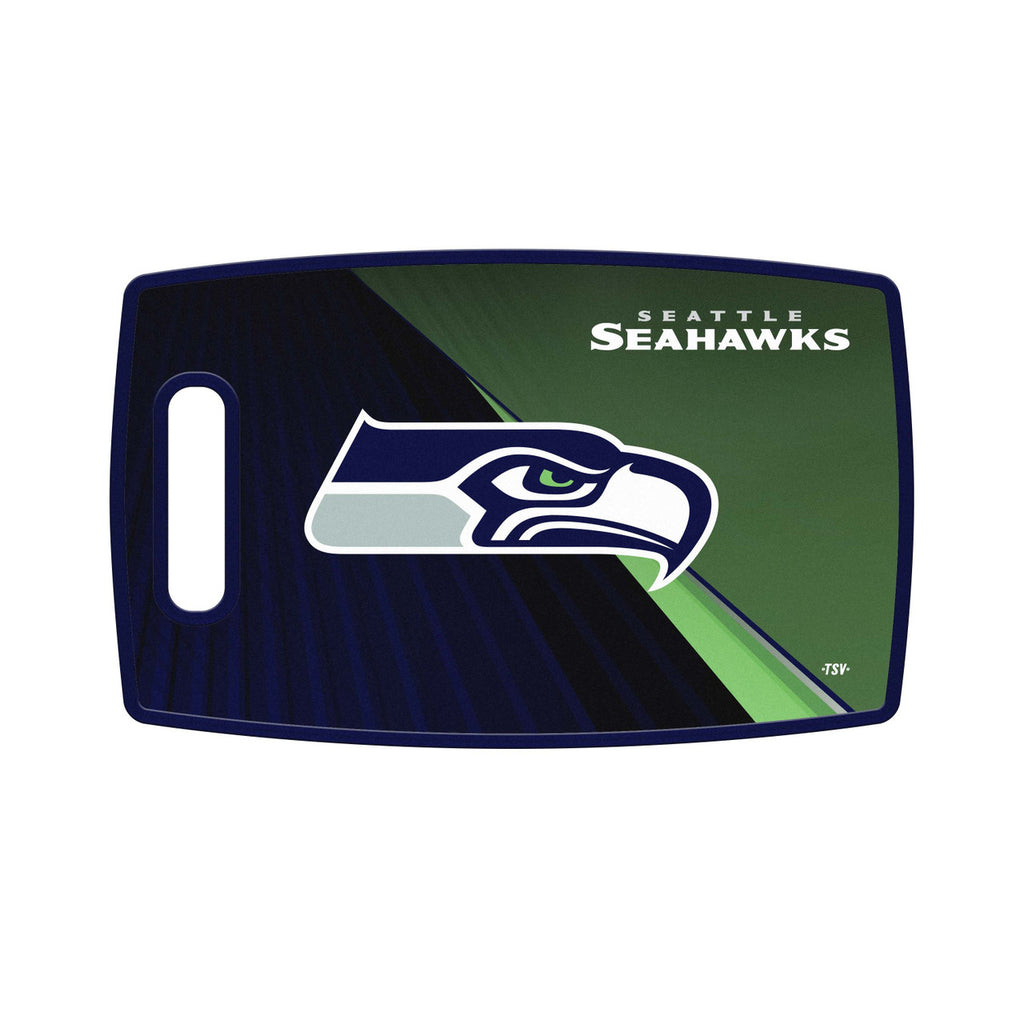 Seattle Seahawks Cutting Board Large - The Sports Vault