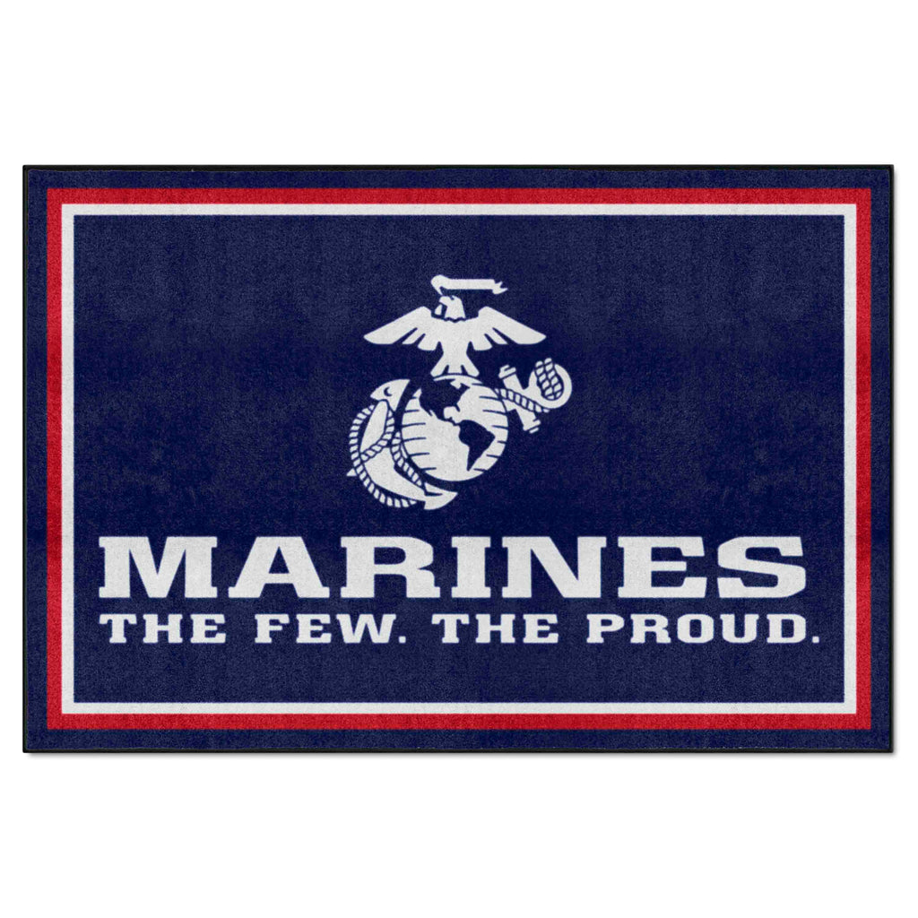 Fanmats - U.S. Marines 5x8 Rug 59.5''x88''