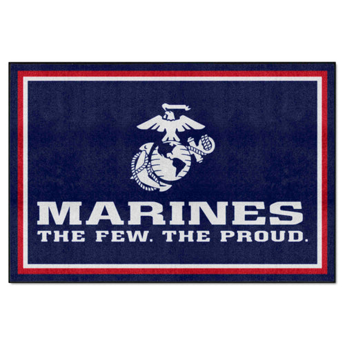 Fanmats - U.S. Marines 5x8 Rug 59.5''x88''
