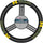 Michigan Wolverines Steering Wheel Cover Leather CO -