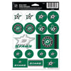 Dallas Stars Decal Sheet 5x7 Vinyl - WinCraft