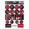 Atlanta Falcons Decal Sheet 5x7 Vinyl - Wincraft