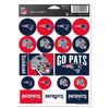 New England Patriots Decal Sheet 5x7 Vinyl - Wincraft