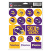 Minnesota Vikings Decal Sheet 5x7 Vinyl - Wincraft