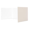 Corrugated Study Carrels, 12'' x 48'', White, Pack of 24 - Flipside Products