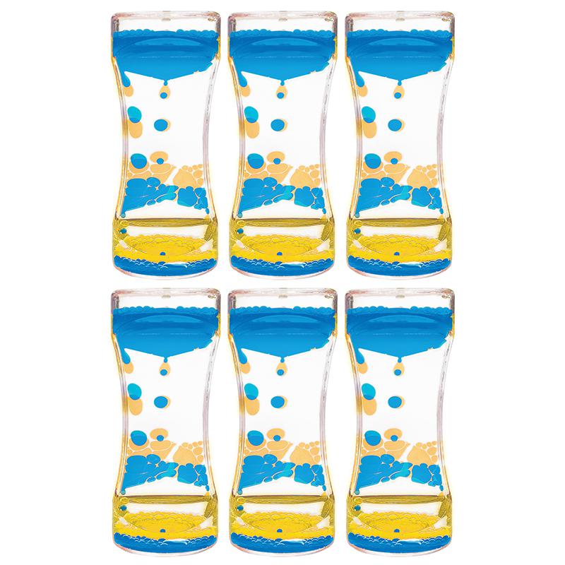 Blue & Yellow Liquid Motion Bubbler, Pack of 6 - Teacher Created Resources