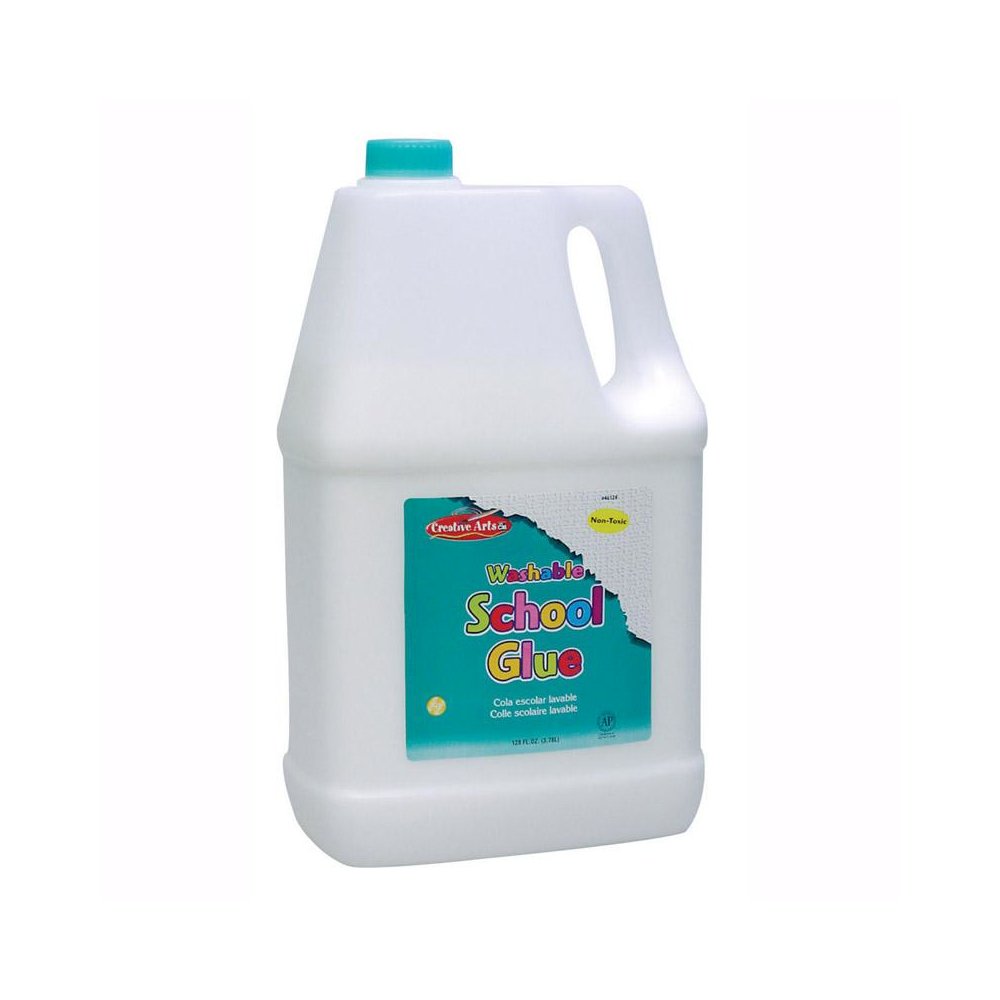ECONOMY WASHABLE SCHOOL GLUE GALLON - Charles Leonard