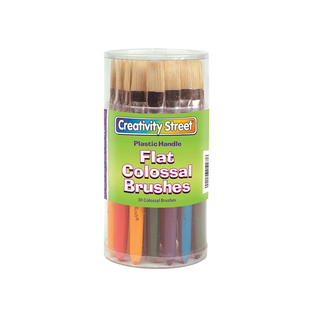 COLOSSAL FLAT HANDLE BRUSH ASSTD - PACON CORPORATION