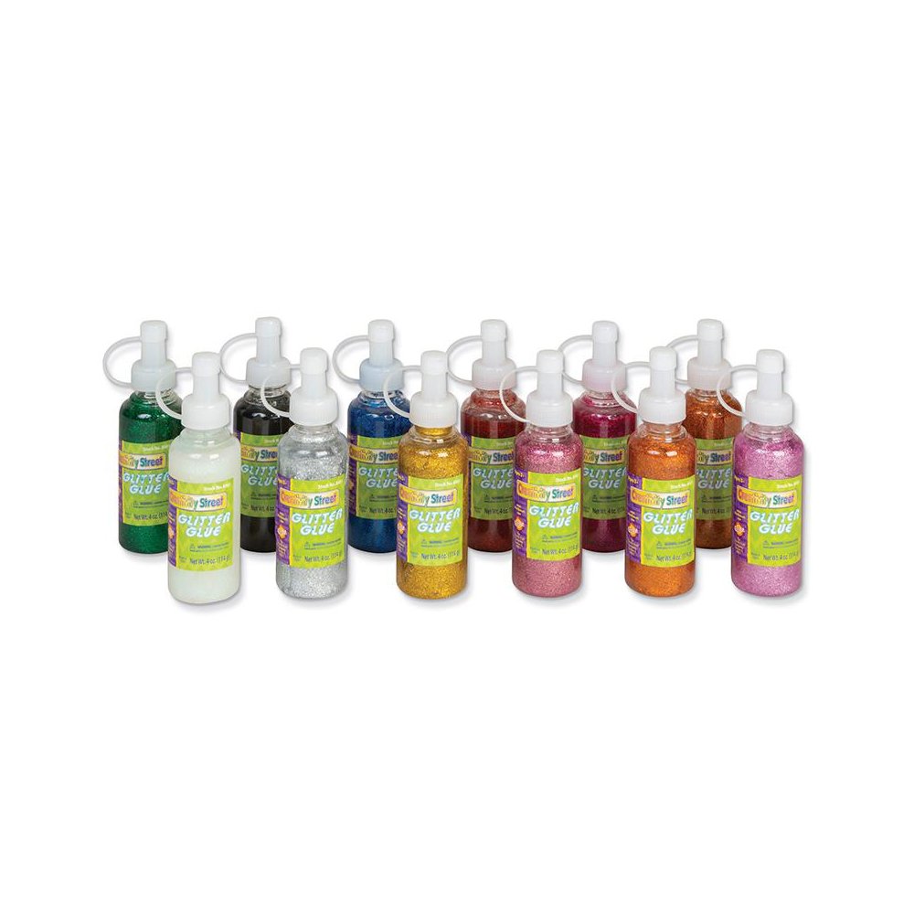 GLITTER GLUE 12PK ASSORTMENT - PACON CORPORATION