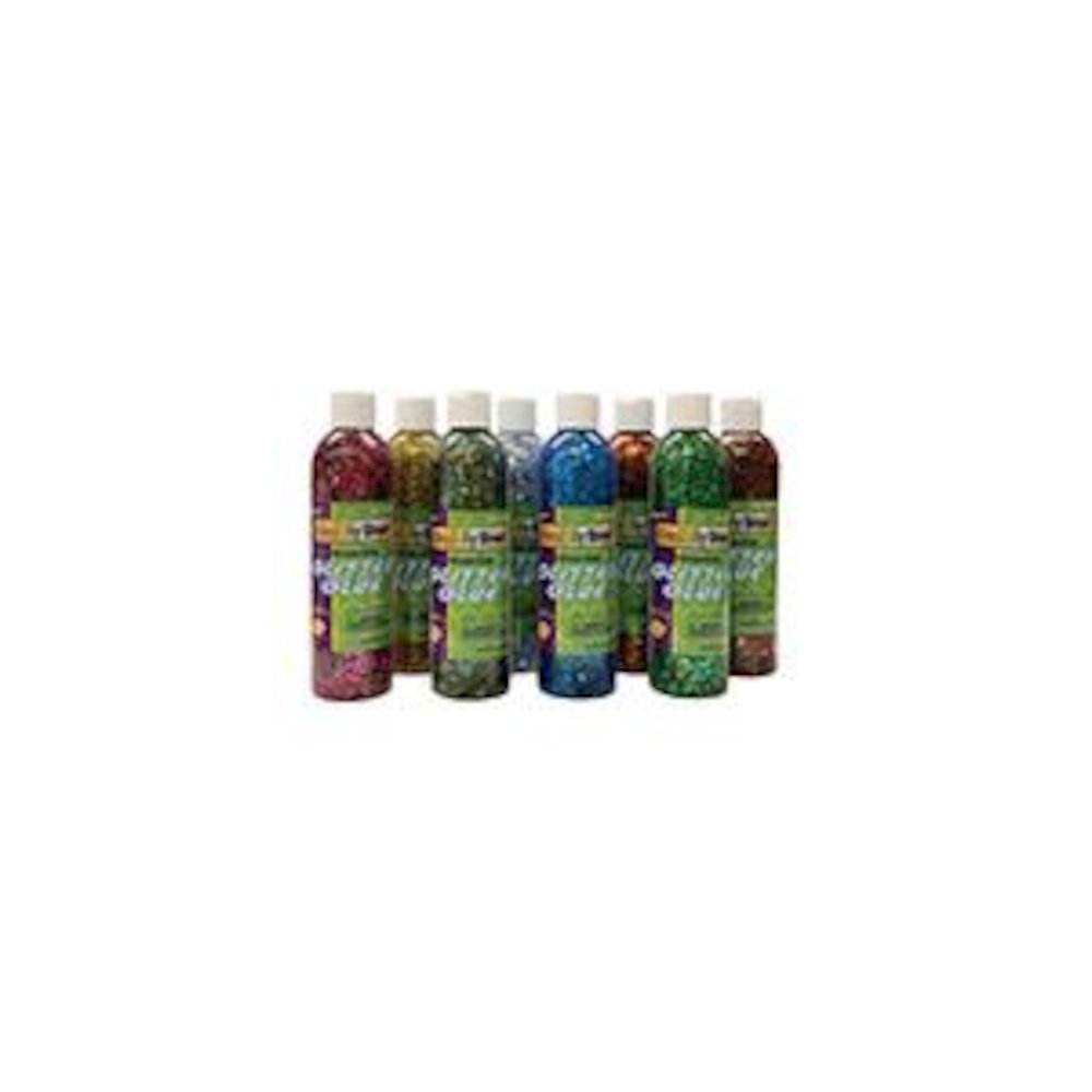GLITTER CHIP GLUE 8PK ASSORTMENT - PACON CORPORATION