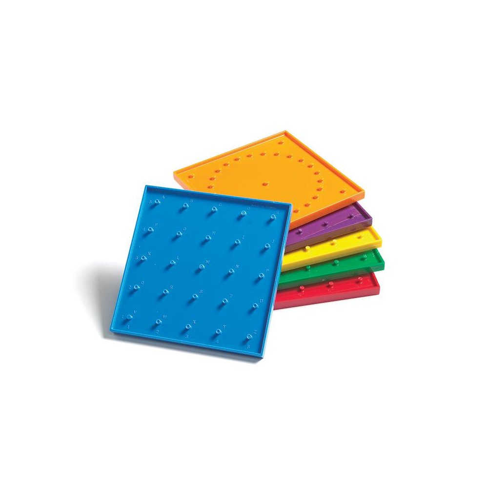 6IN DOUBLE SIDED GEOBOARDS - Learning Advantage