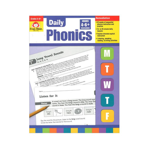 DAILY PHONICS PRACTICE GR 4-6 - EVAN-MOOR