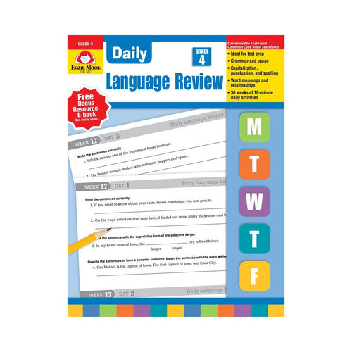 Daily Language Review Teacher's Edition, Grade 4 - EVAN-MOOR