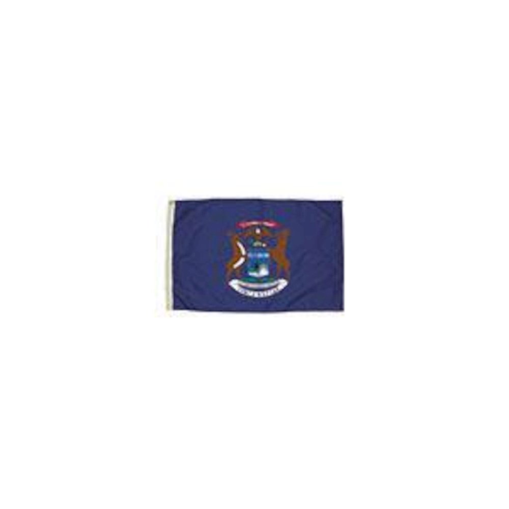 3X5 NYLON MICHIGAN FLAG HEADING & GROMMETS - FLAGZONE LLC