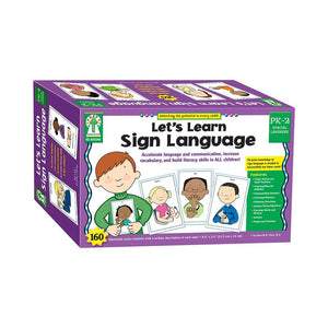SIGN LANGUAGE WT CARDS - Carson Dellosa