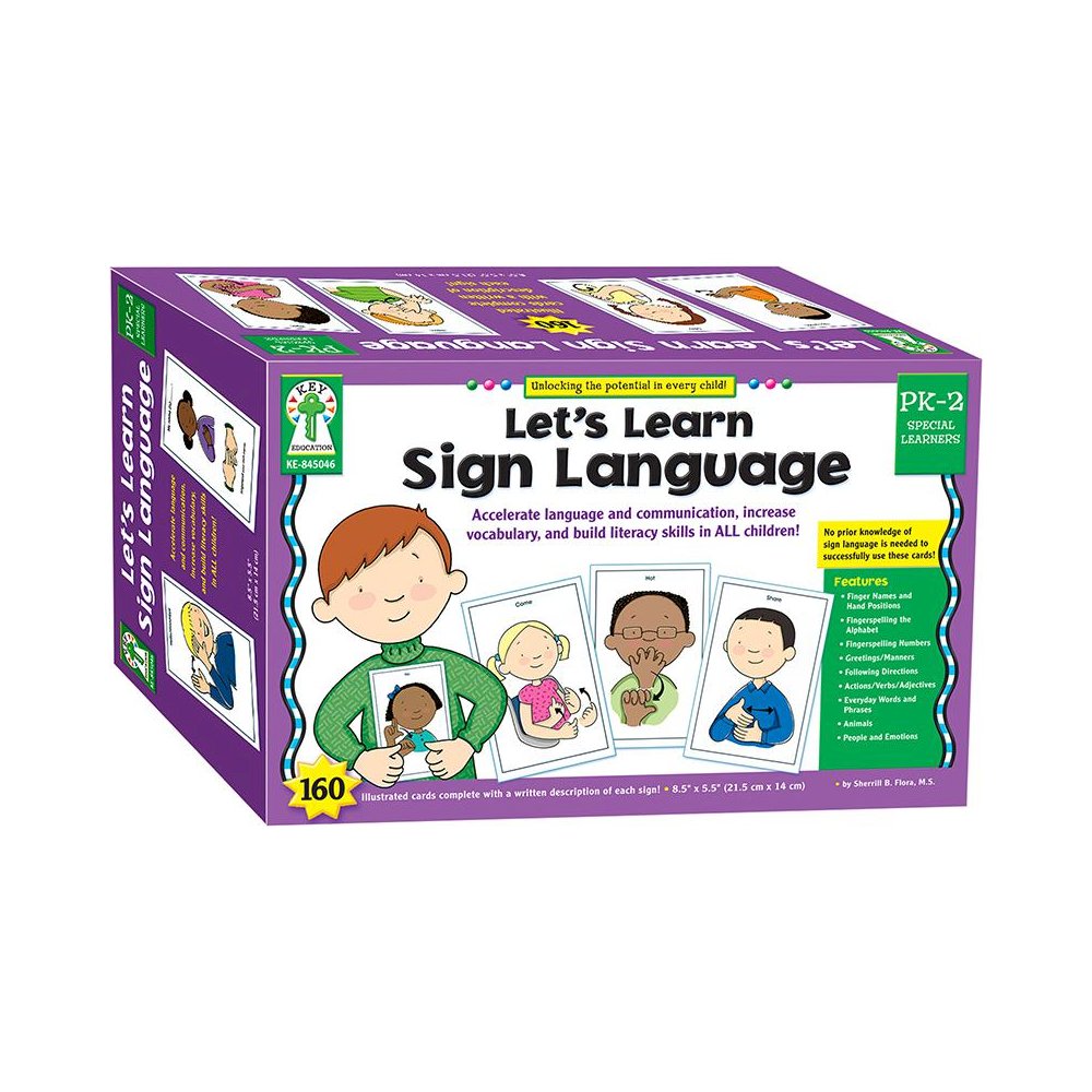 SIGN LANGUAGE WT CARDS - Carson Dellosa
