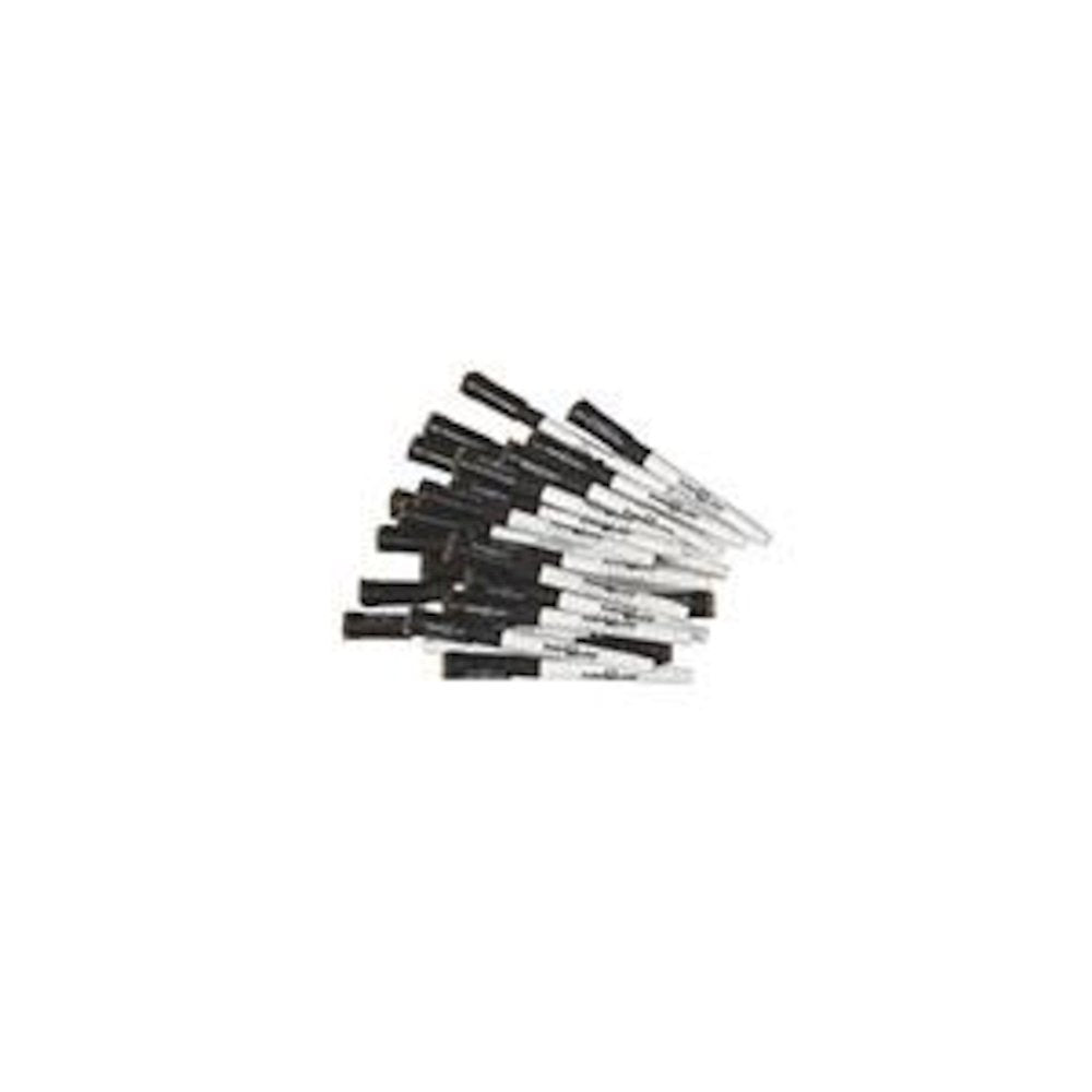 KLEENSLATE REPLACEMENT MARKERS 24PK BLACK W/ ERASERS - KLEENSLATE CONCEPTS LLC.