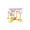 RING TOSS GAME 5-PEG BASE WOOD PEGS 4 PLASTIC RINGS - DICK MARTIN SPORTS