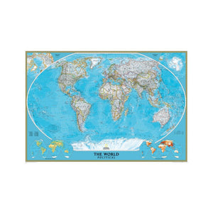 World Mural Map - NATIONAL GEOGRAPHIC MAPS