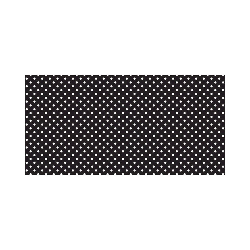 FADELESS 48X50 CLASSIC DOTS BLACK AND WHITE DESIGN ROLL - PACON CORPORATION
