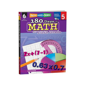 180 Days Of Math Gr 5 - SHELL EDUCATION