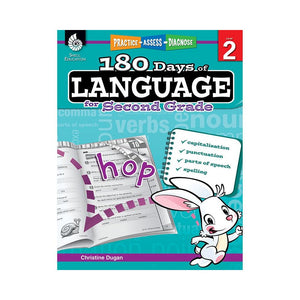 180 DAYS OF LANGUAGE GR 2 - SHELL EDUCATION