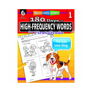 180 Days of High-Frequency Words for First Grade - SHELL EDUCATION