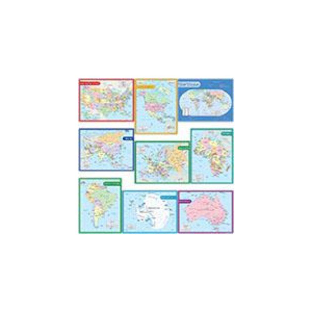 MAP CHARTS SET 9 CHARTS - Teacher Created Resources