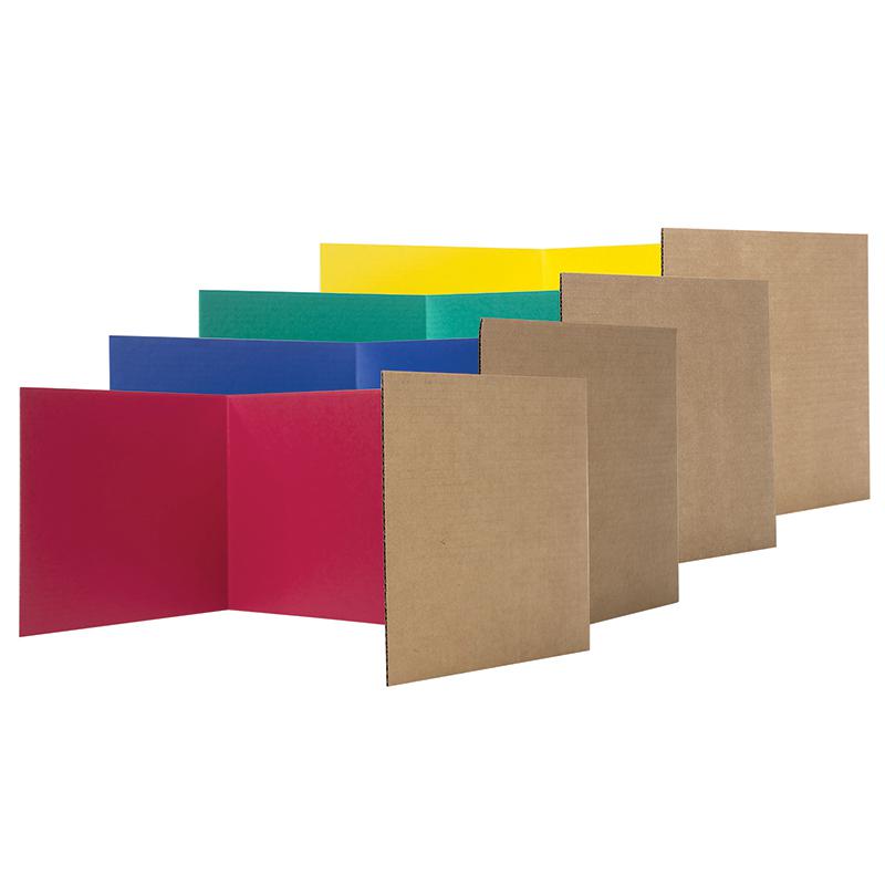 PRIVACY SHIELD ASSORTED COLORS 24CT 18H X 48W - Flipside