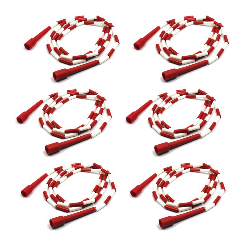 Segmented Plastic Jump Rope, 8', Pack of 6 - Martin Sports
