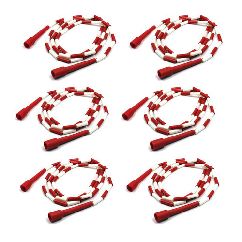 Segmented Plastic Jump Rope, 8', Pack of 6 - Martin Sports