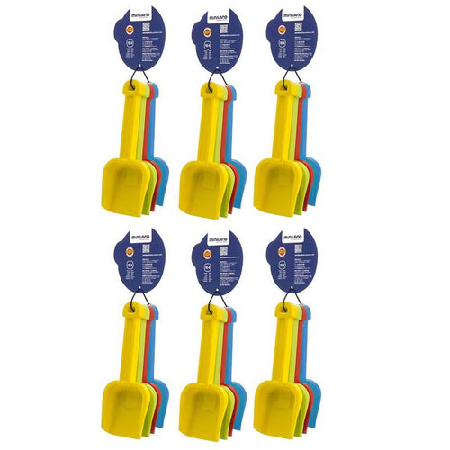 Plastic Shovel Sand & Water Toy, Assorted Colors, 4 Per Pack, 6 Packs - Miniland Educational