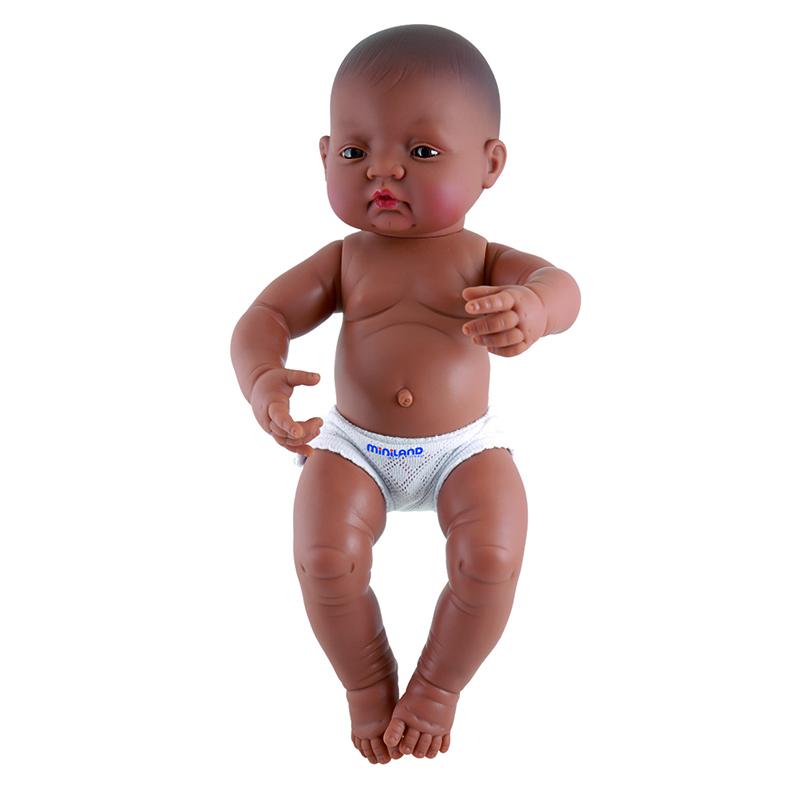 Anatomically Correct Newborn Doll, 15-3/4'', Hispanic Boy - Miniland Educational