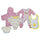 DOLL CLOTHES SET OF 3 GIRL OUTFITS - GET READY KIDS