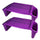 Lap Tray, Purple, Pack of 2 - Romanoff