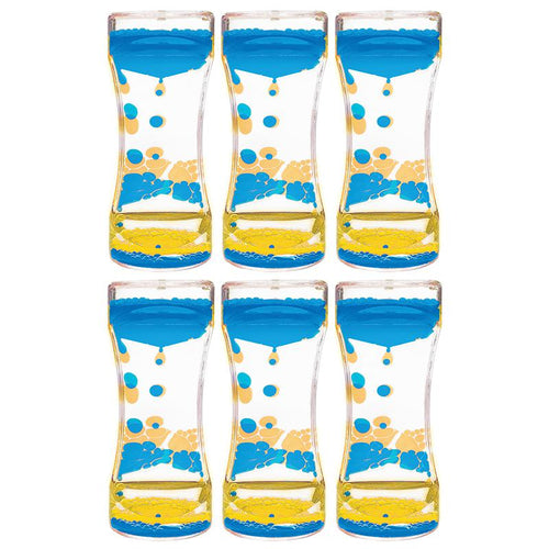 Blue & Yellow Liquid Motion Bubbler, Pack of 6 - Teacher Created Resources