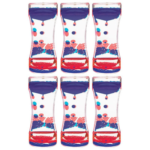Red & Blue Liquid Motion Bubbler, Pack of 6 - Teacher Created Resources