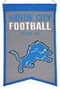 Detroit Lions Banner 14x22 Wool Franchise - Winning Streak Sports
