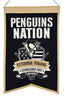Pittsburgh Penguins Banner 14x22 Wool Nations - Winning Streak Sports